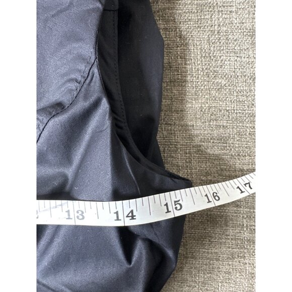 Derek Lam 10 Crosby Black Ruched Button Down Sleeveless Shirt Dress Size 2 - Picture 7 of 9